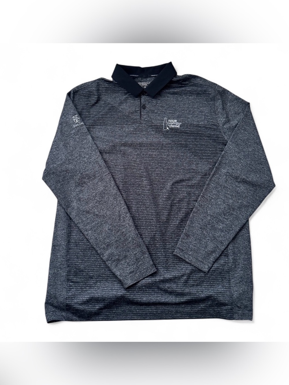 Nike Golf Tour Premium Polo Shirt Men XL Long Sleeve East Lake Tour Championship